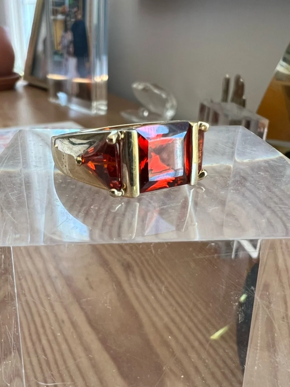 CZ S925 Cocktail Ring Size 7.5